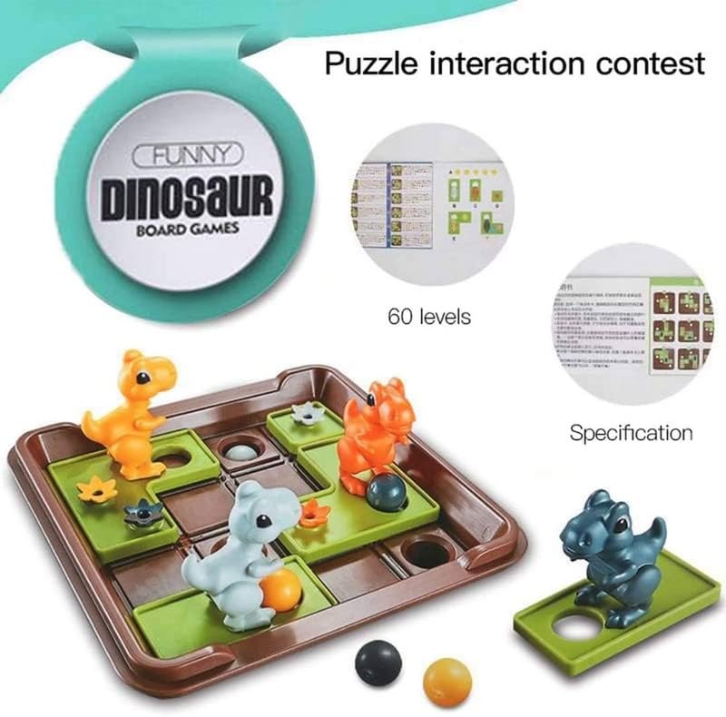 Dinosaur Push Ball! Puzzle Board Game for Kids