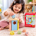 Playland Wooden Sorting Cube & Motor Skills Toy for kids