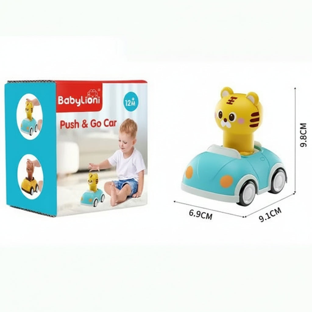Cute Animal Press & Go Toy Car for Kids
