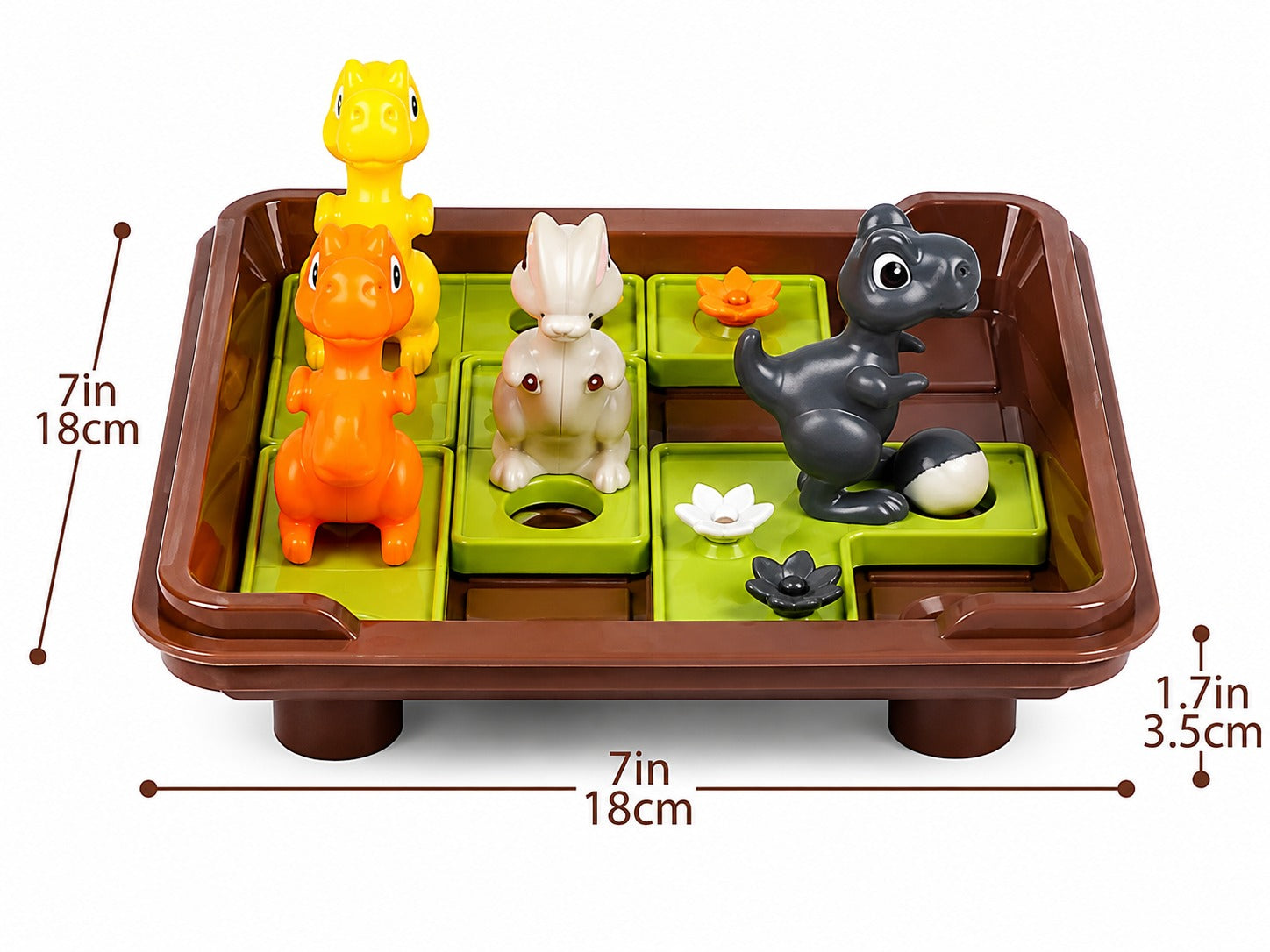 Dinosaur Push Ball! Puzzle Board Game for Kids