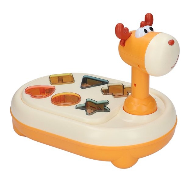 Interactive educational shape sorter toy for babies