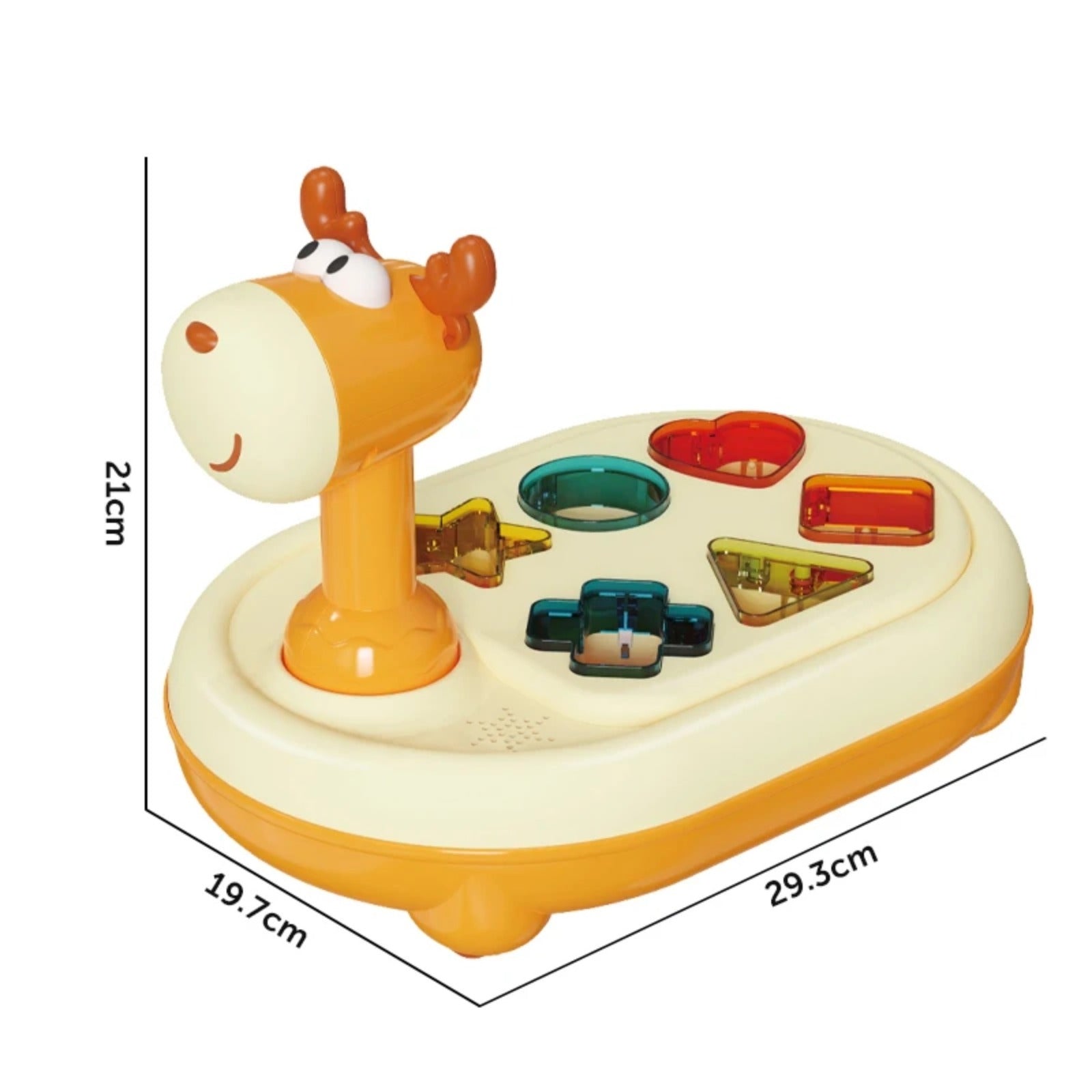 Interactive educational shape sorter toy for babies