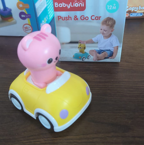 Cute Animal Press & Go Toy Car for Kids